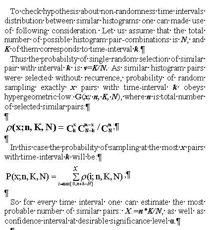 Computational method,
Shnoll, et al.